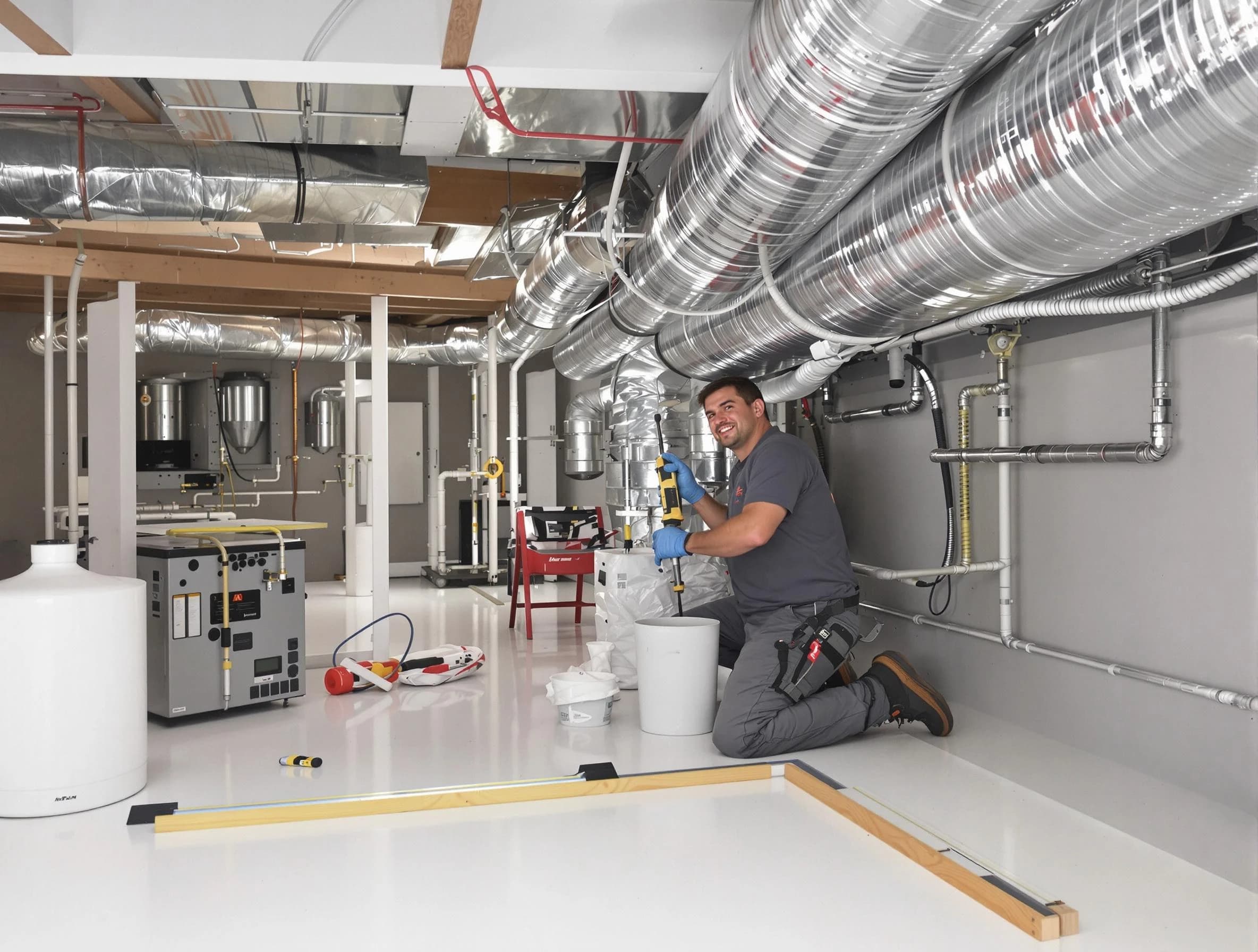 Professional duct sealing service by New River Air Duct Cleaning in New River