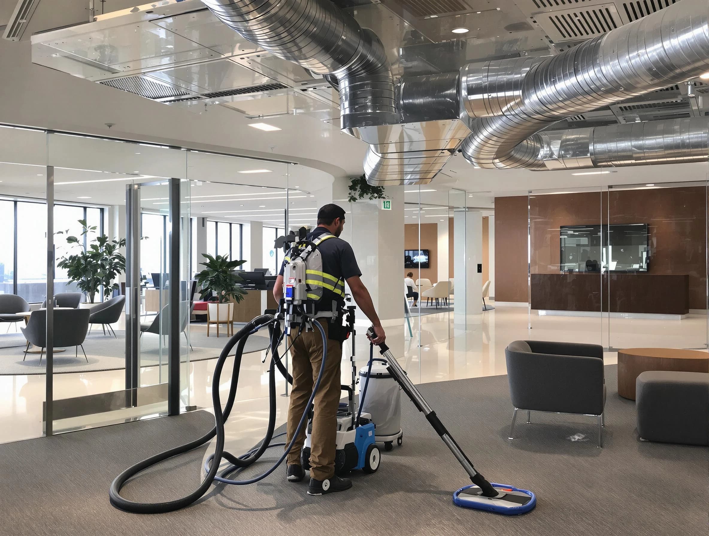 Commercial duct cleaning service by New River Air Duct Cleaning in New River