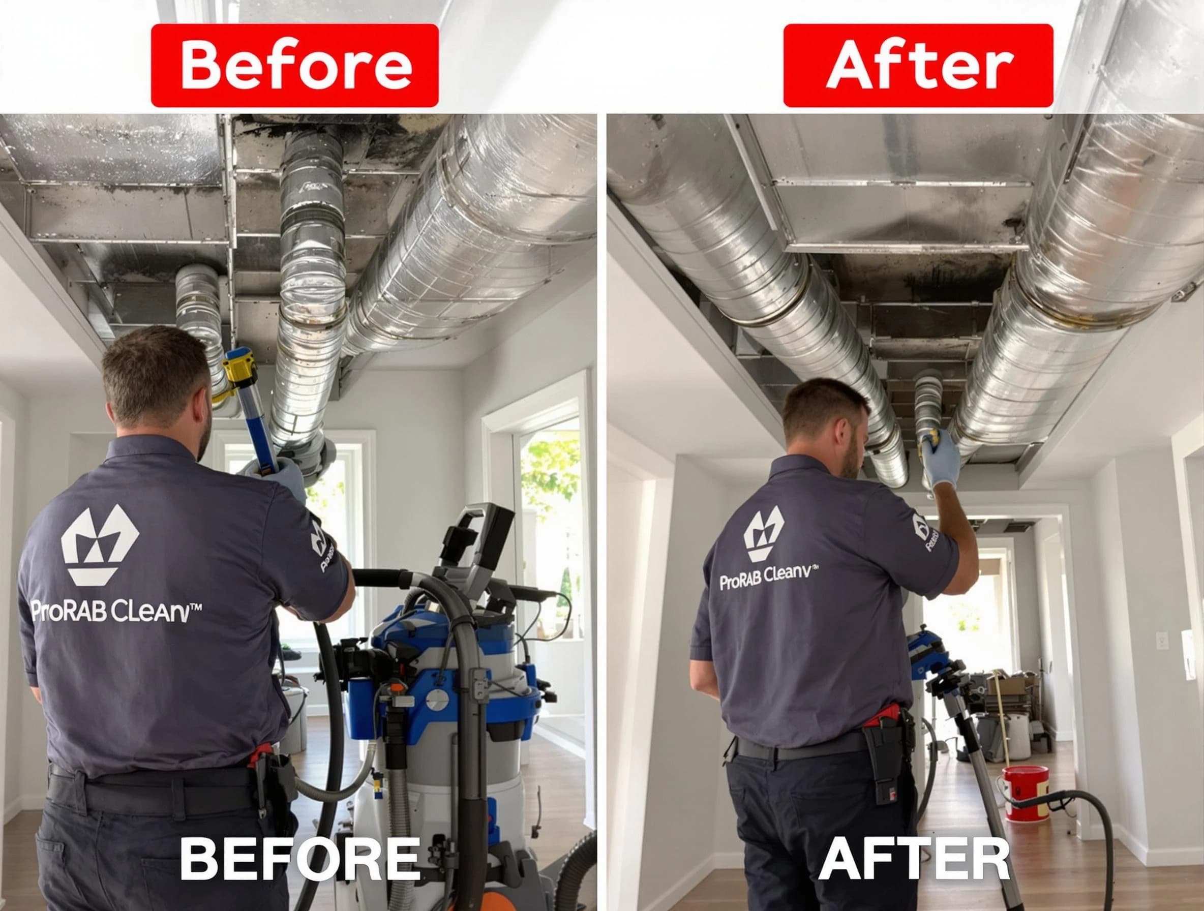 New River Air Duct Cleaning expert performing thorough residential duct cleaning in a New River home