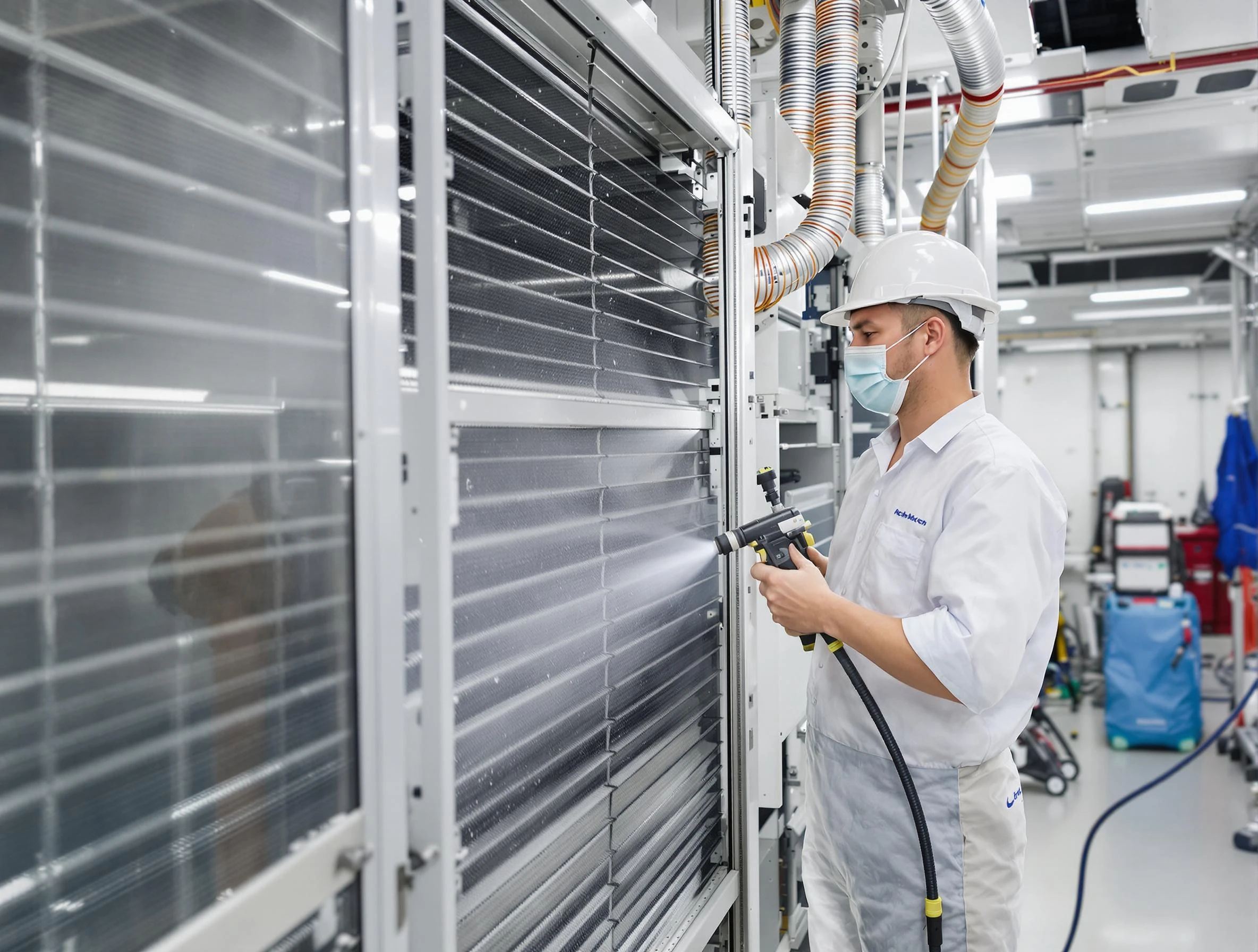 Professional AC coil cleaning by New River Air Duct Cleaning in New River