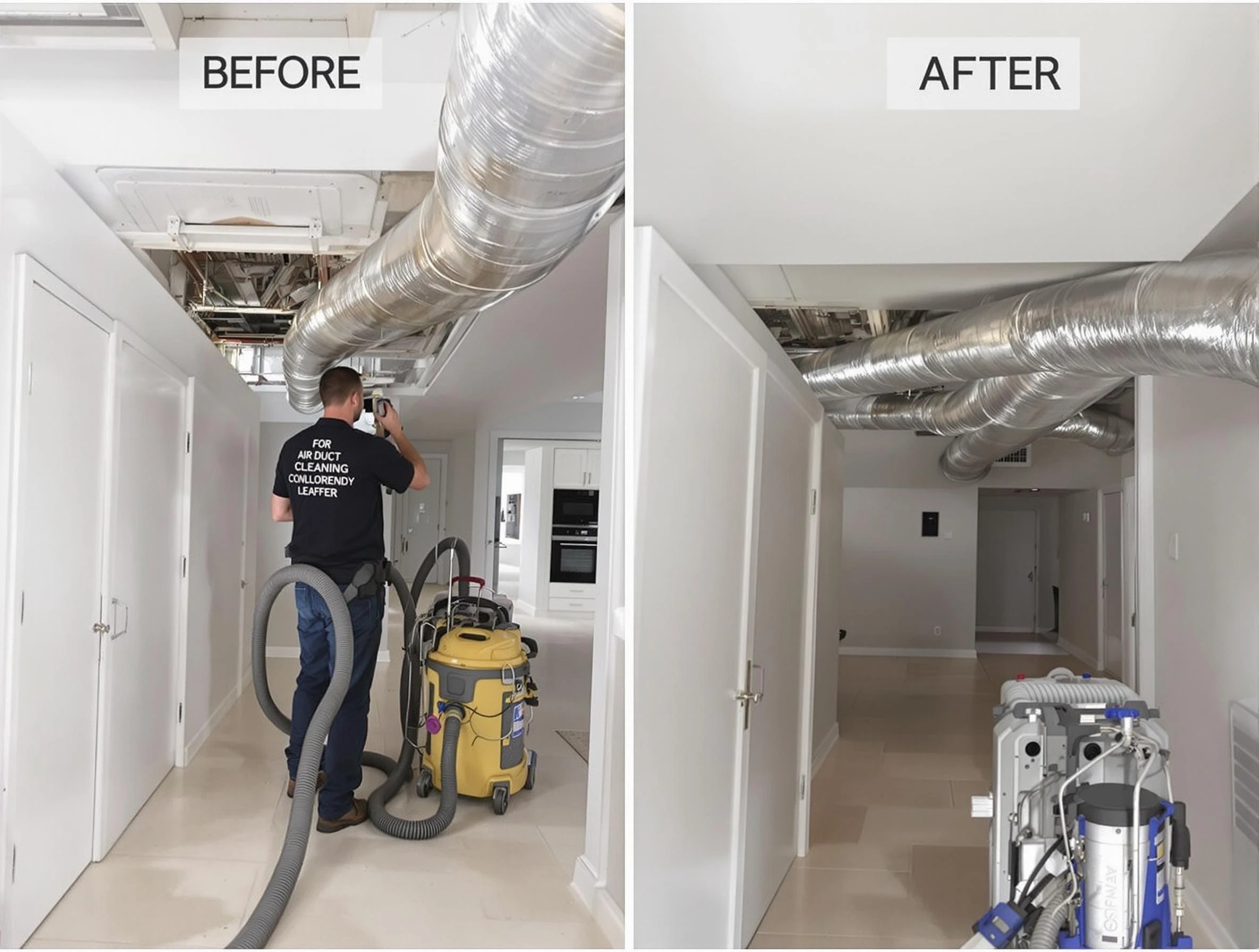 New River Air Duct Cleaning professional performing thorough air duct cleaning in New River